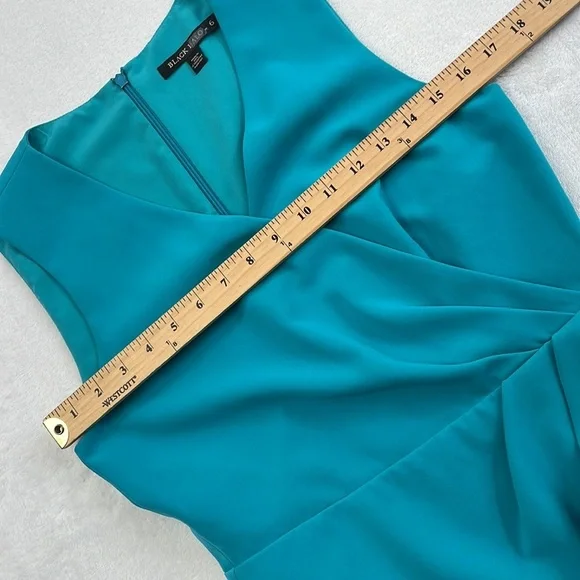 Black Halo 6 Teal Aqua Blue‎ Dress